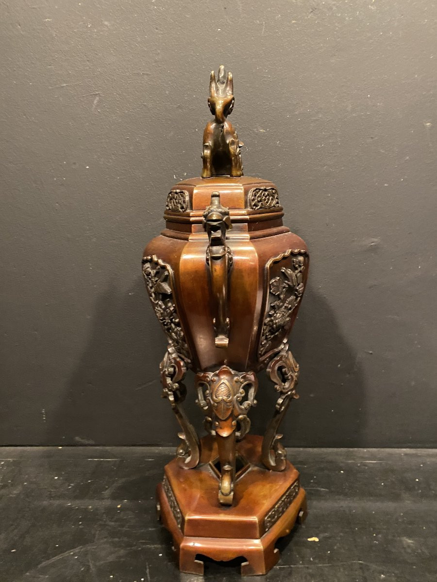 brule parfum en bronze-photo-3