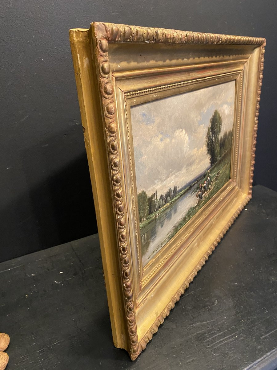 peinture, tableau signé Perret-photo-2