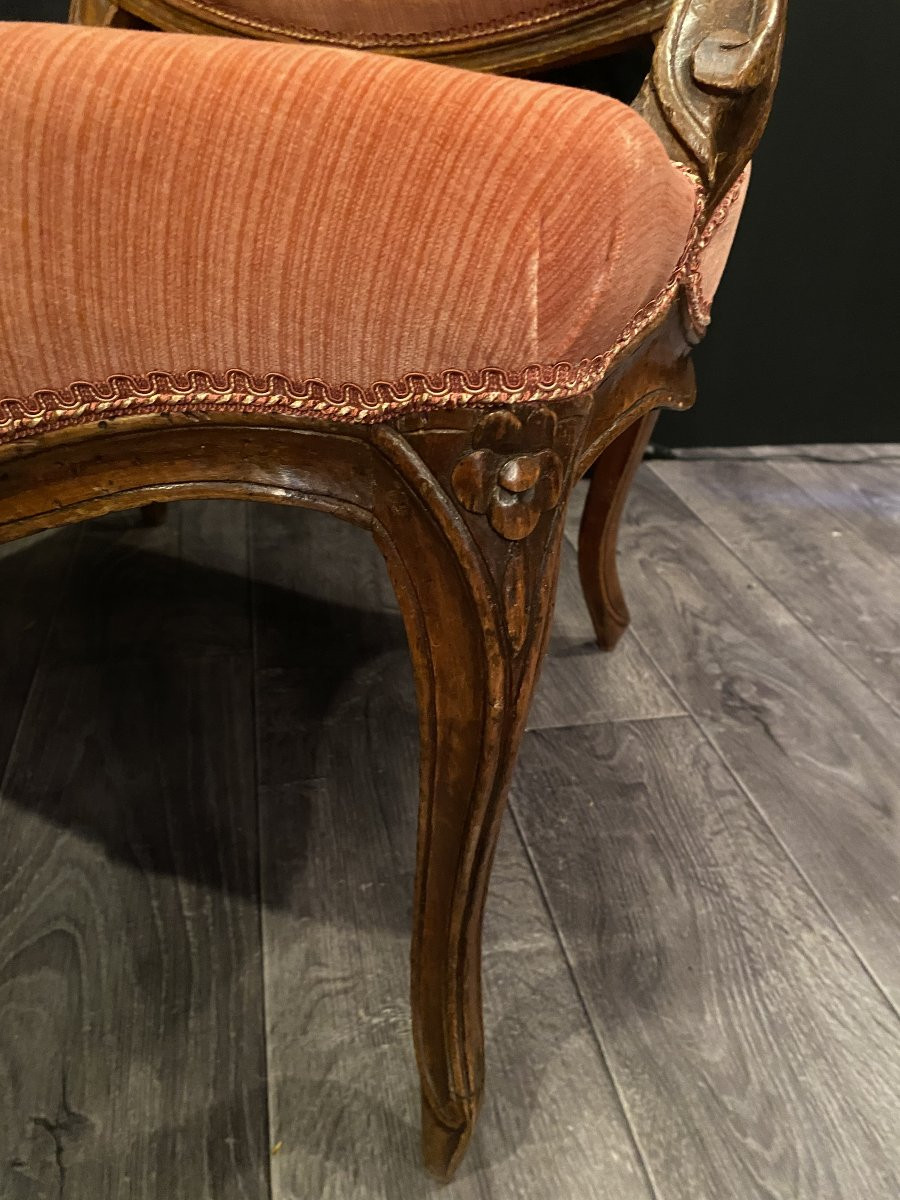 fauteuil à la reine d'époque Louis XV-photo-6