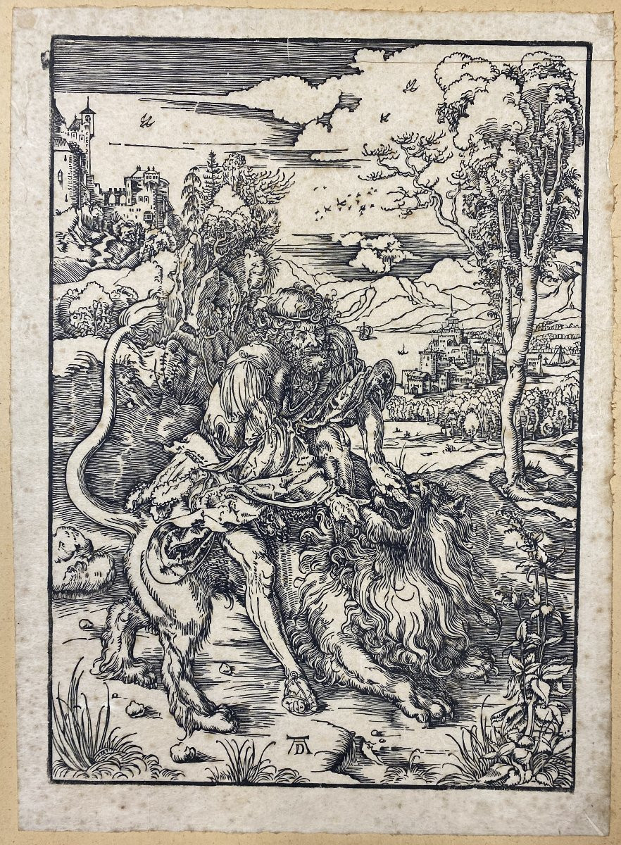 gravure, la tentation de saint Antoine de A Dürer-photo-2