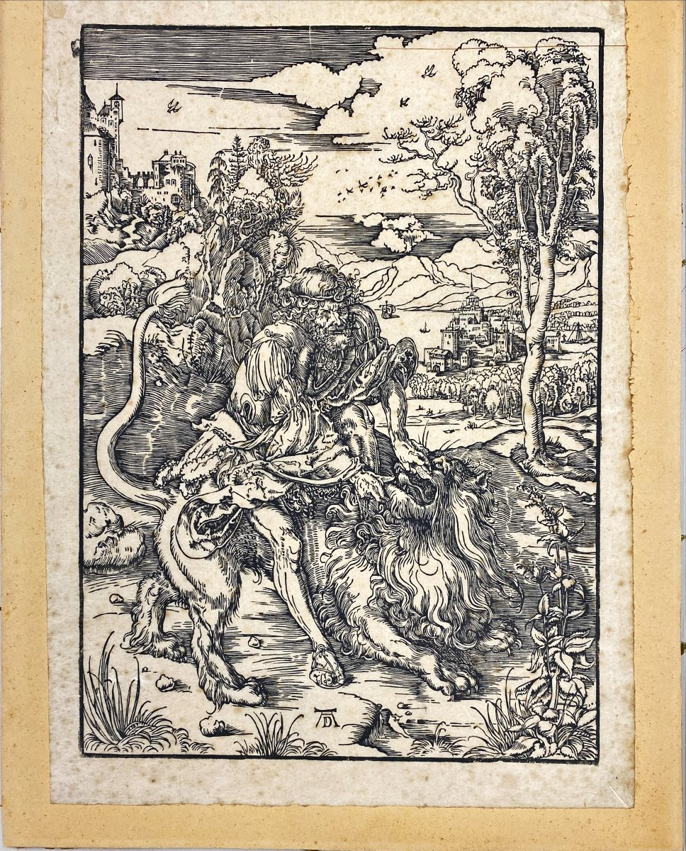 gravure, la tentation de saint Antoine de A Dürer-photo-3