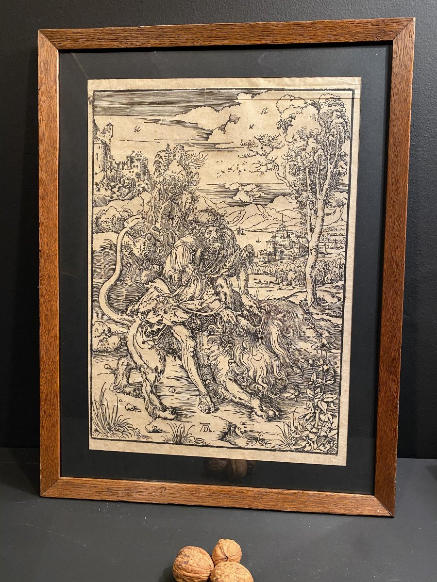gravure, la tentation de saint Antoine de A Dürer-photo-4
