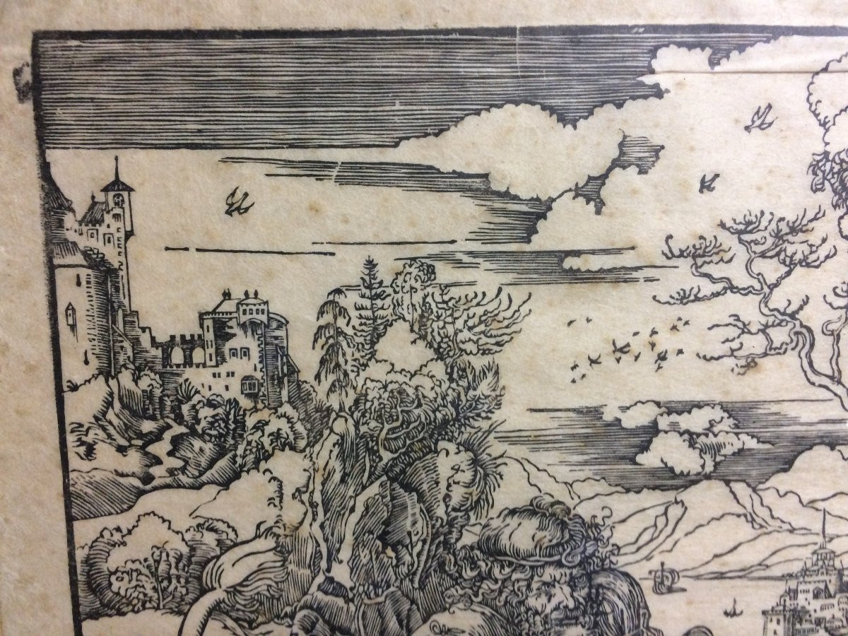gravure, la tentation de saint Antoine de A Dürer-photo-4