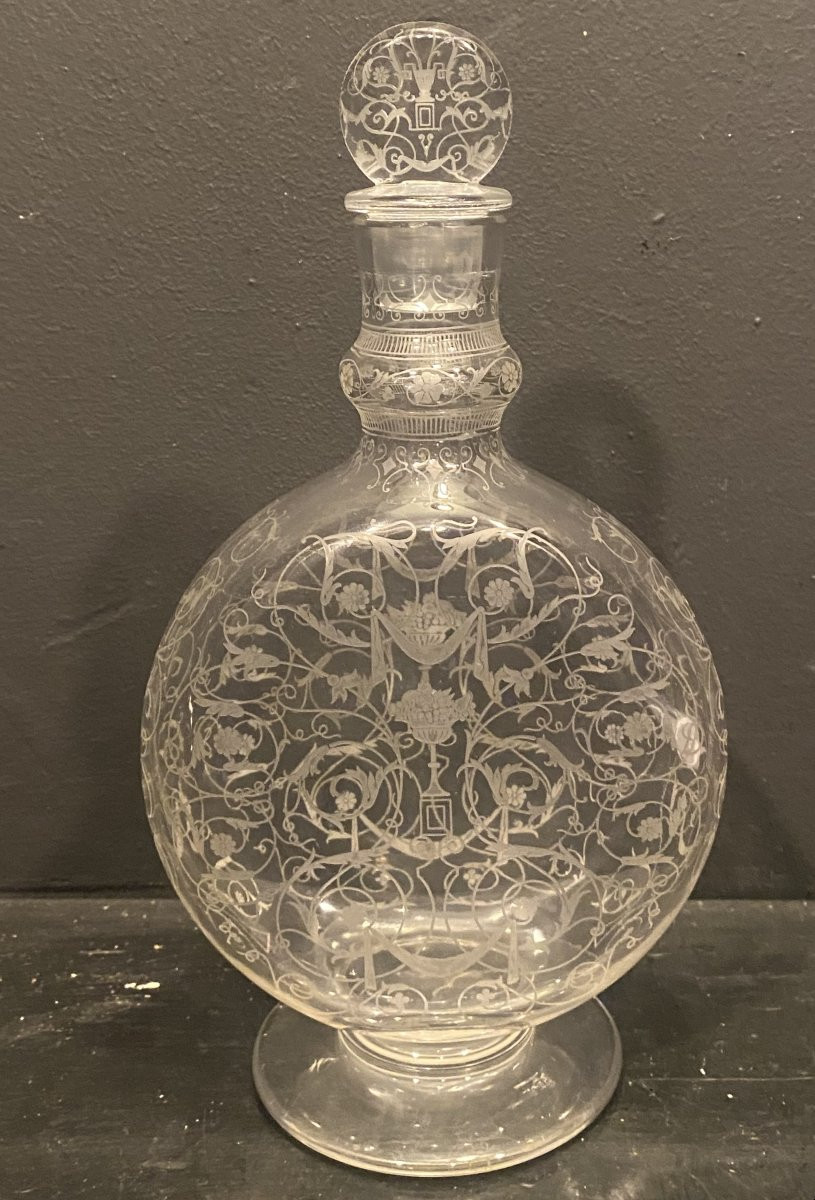 Baccarat Decanter, Michelangelo Model-photo-2