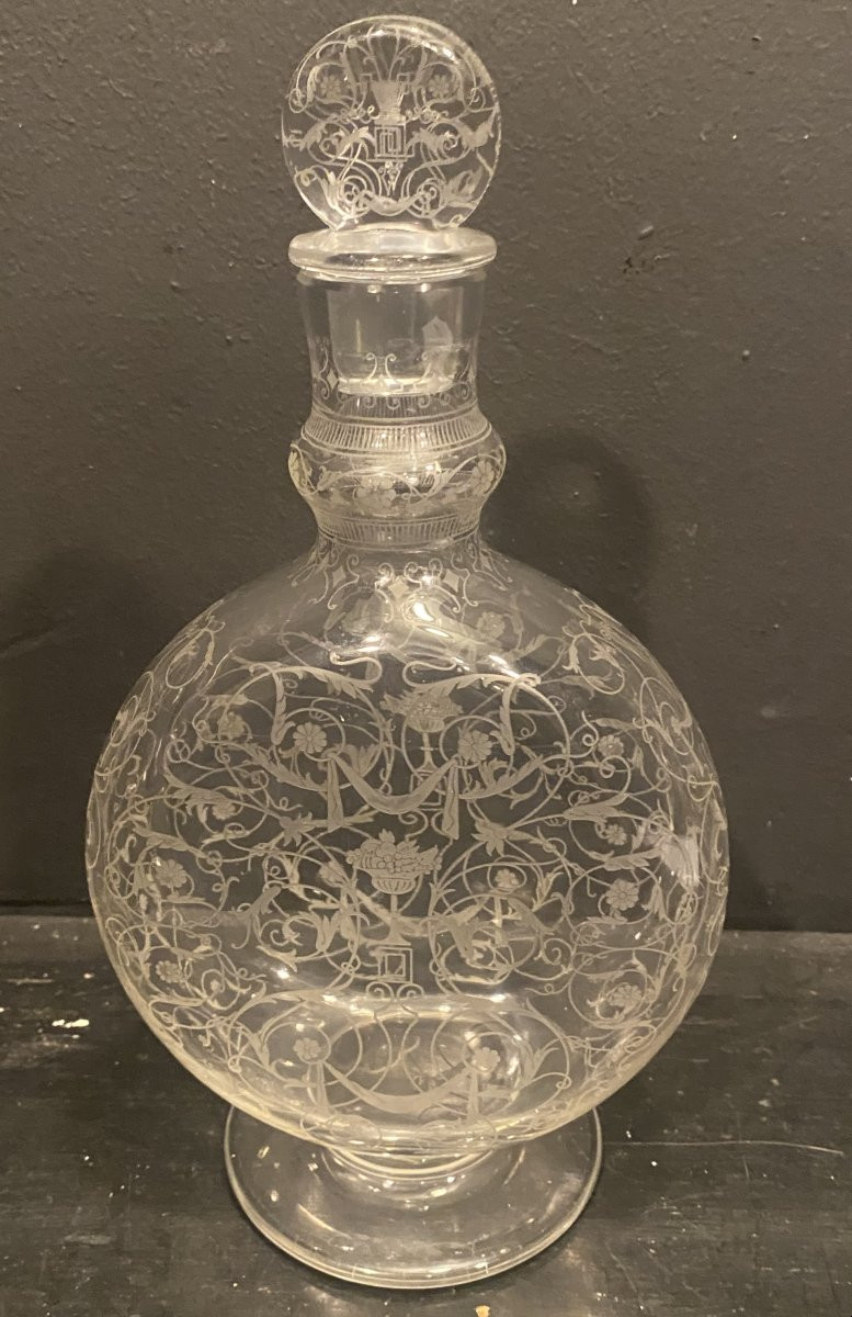 Baccarat Decanter, Michelangelo Model-photo-1