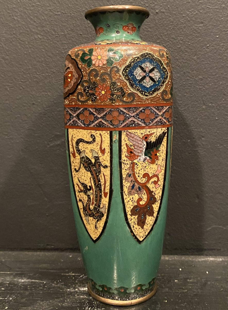 Cloisonné Enamel Vase-photo-2