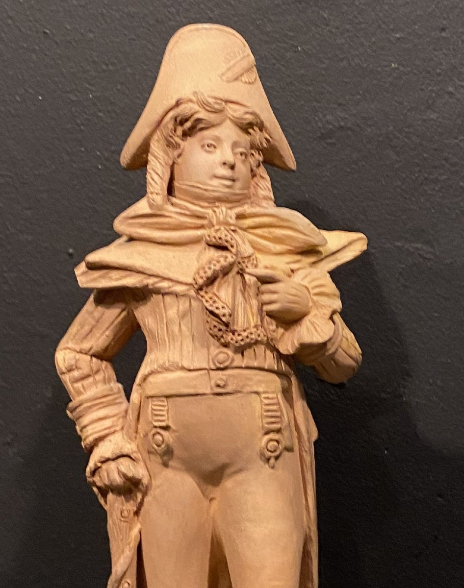 statuette en terre cuite représentant un incroyable -photo-2