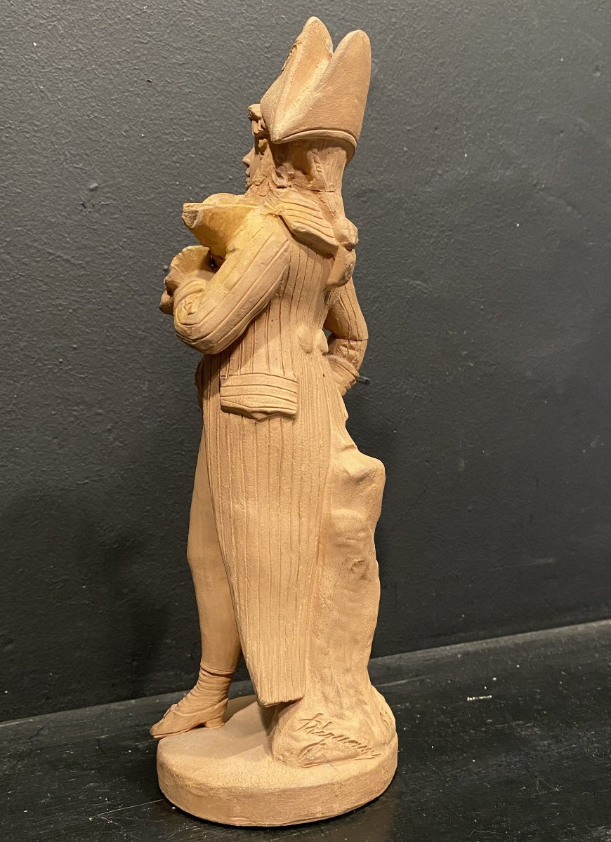 statuette en terre cuite représentant un incroyable -photo-2