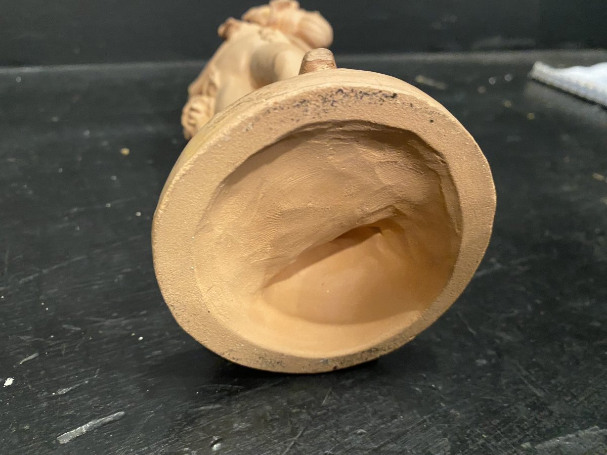 statuette en terre cuite représentant un incroyable -photo-5