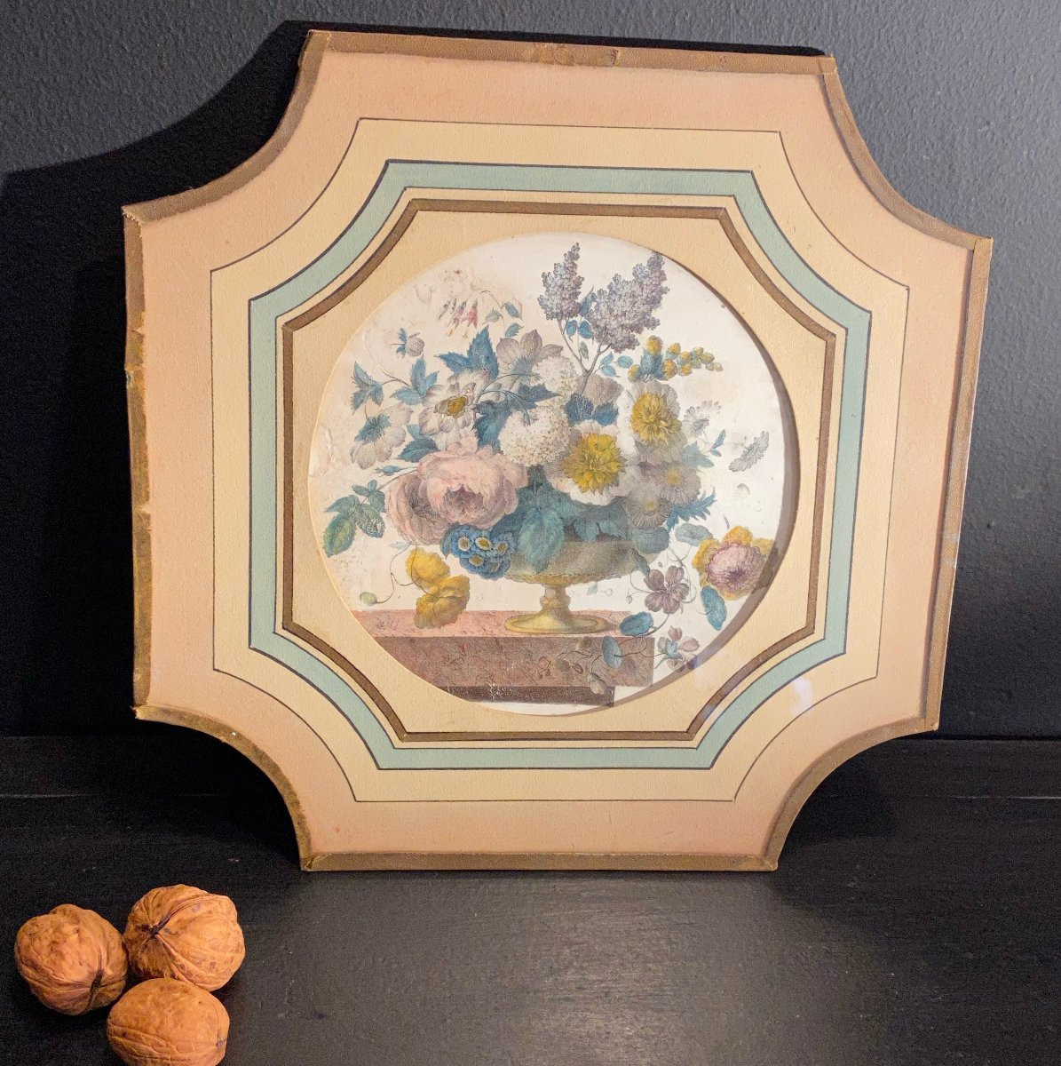 gravure colorée XIX°-photo-2