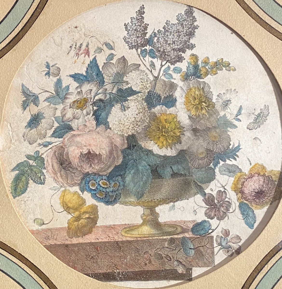 gravure colorée XIX°-photo-4