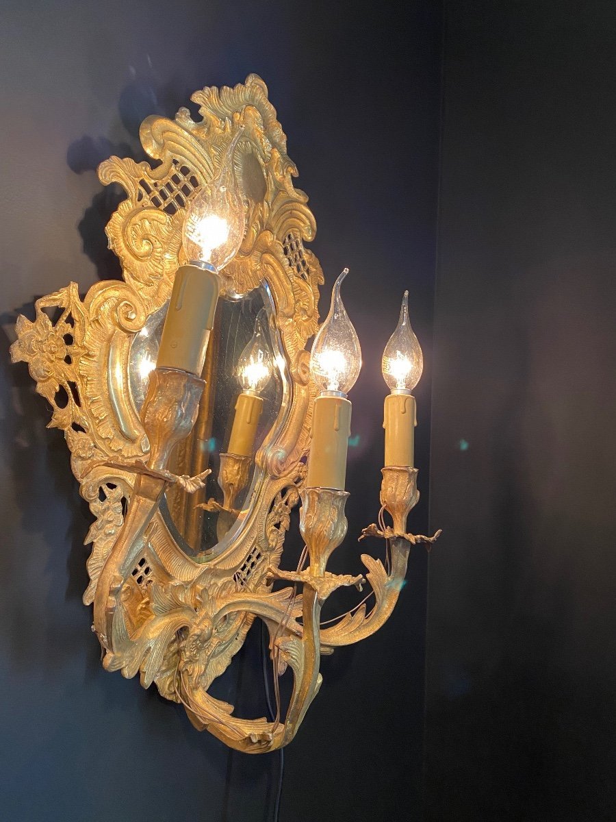 paire d'appliques à fond de glace-photo-1