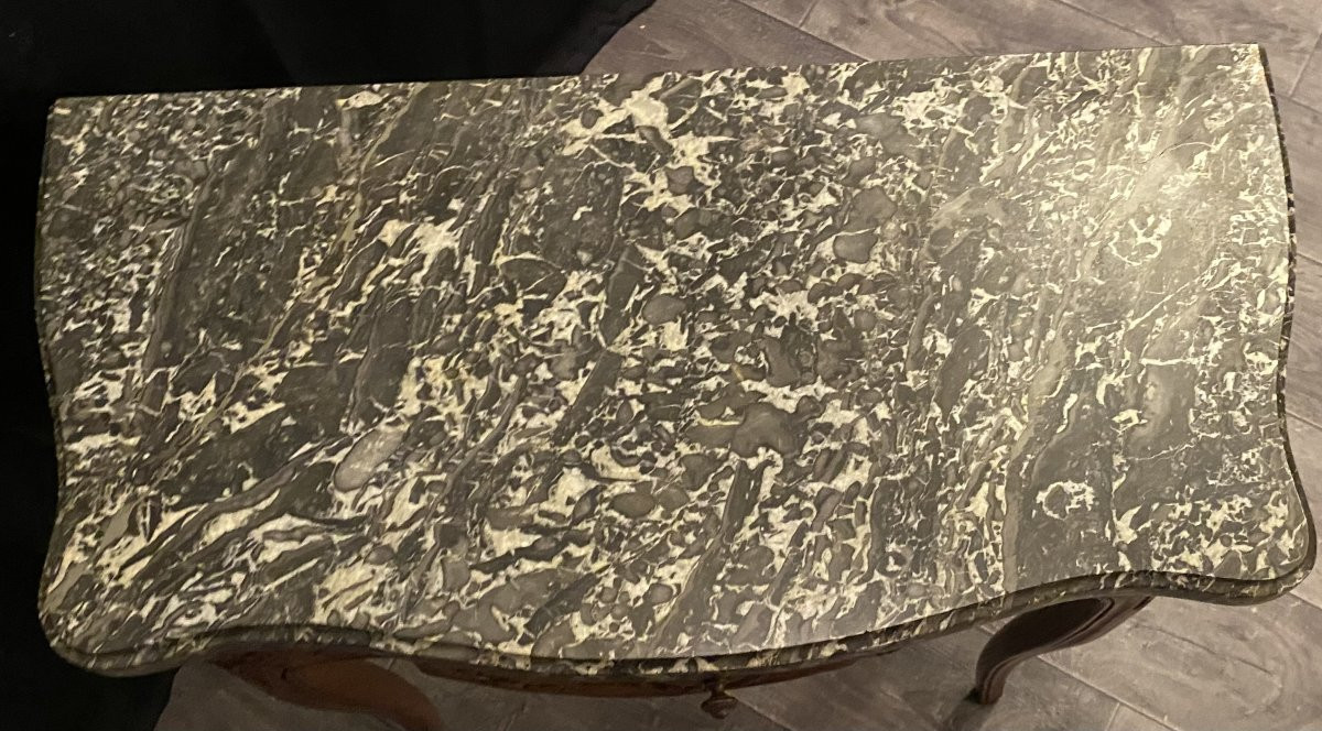 Very Small Oak Console Table-photo-8