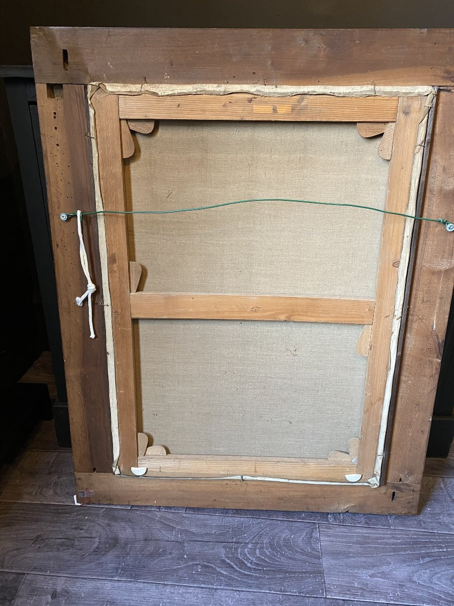 Painting, Still Life With Grapes, Signed Anselm-photo-2