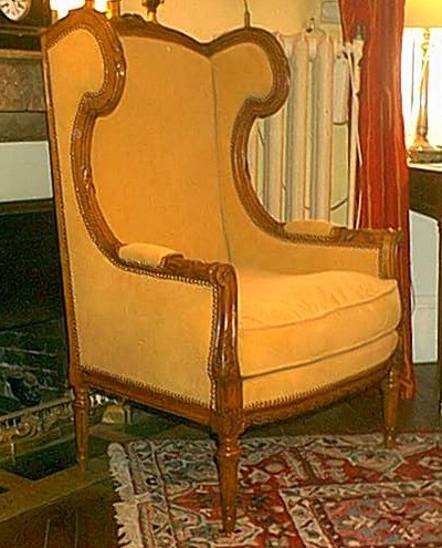 Louis XVI Style Bergère With Ears