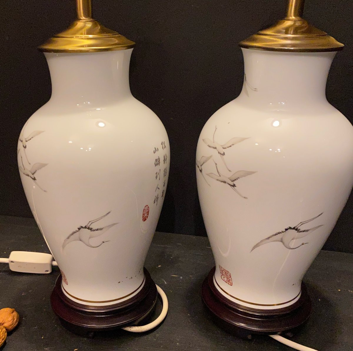 Pair Of Porcelain Lamps-photo-1