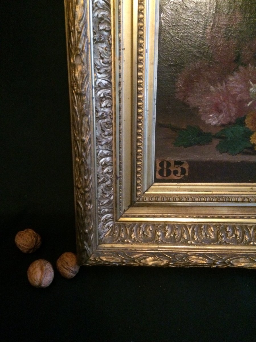 tableau, bouquet de fleurs signé Comby-photo-1