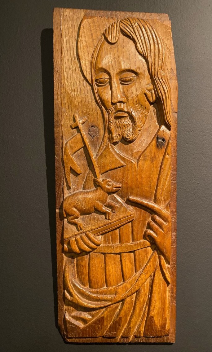 Bas relief XVII°, saint Jean Baptiste