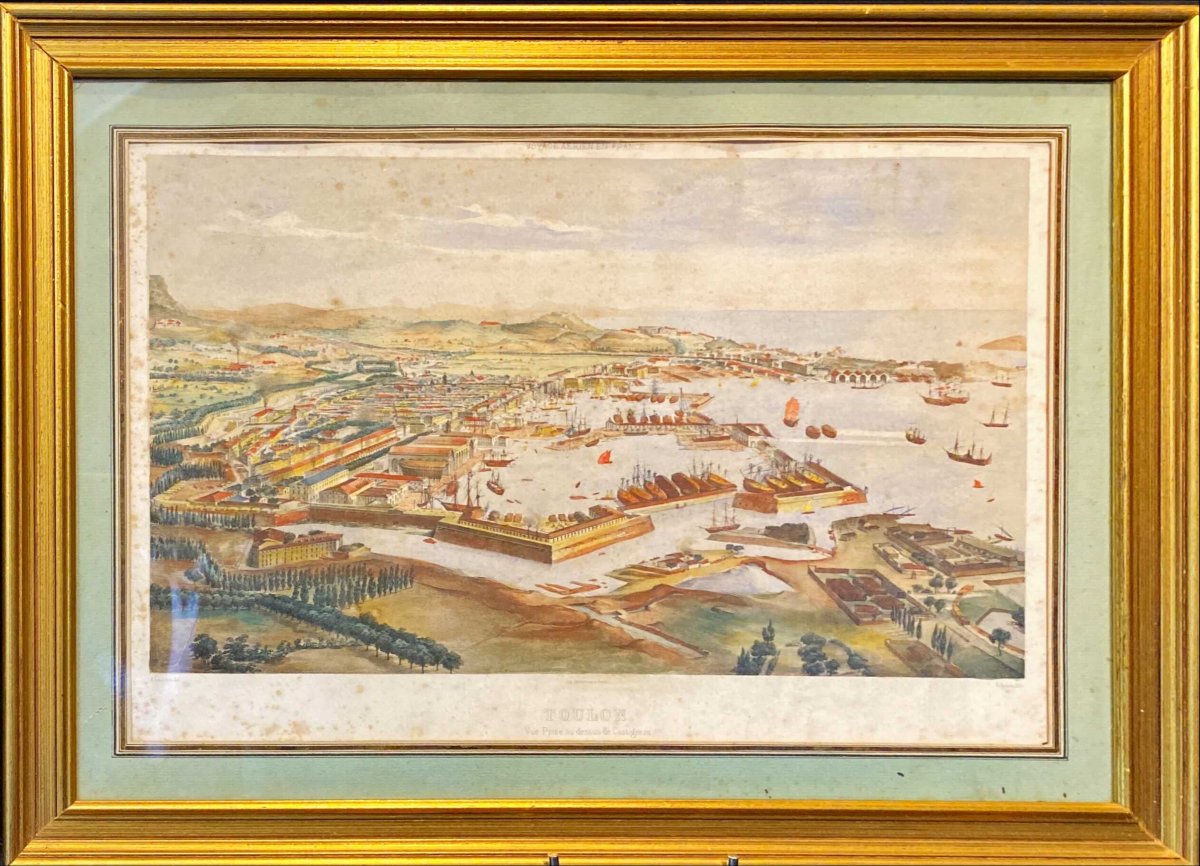 18th-century Perspective View Of Toulon-photo-3