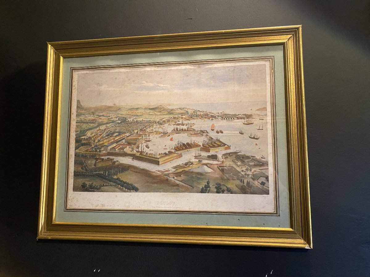 18th-century Perspective View Of Toulon-photo-2