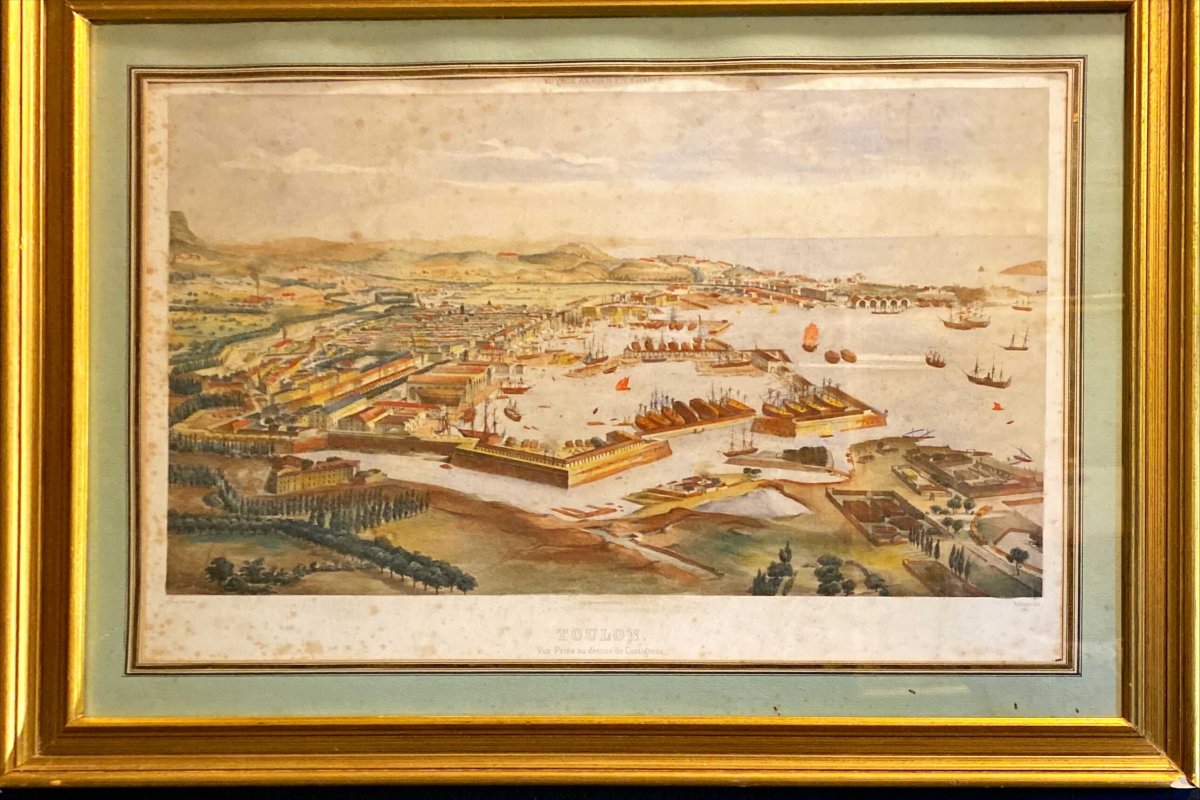 18th-century Perspective View Of Toulon-photo-3