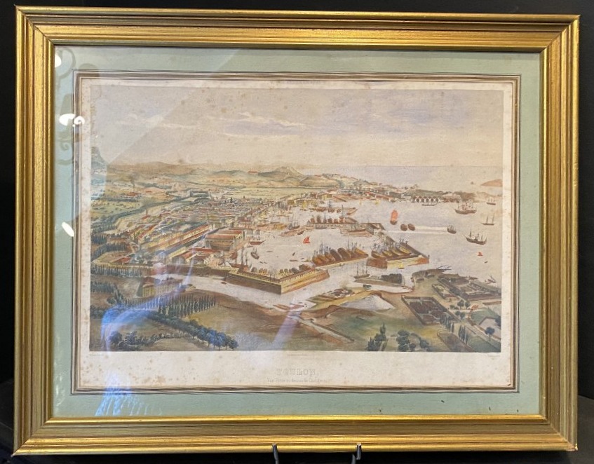 18th-century Perspective View Of Toulon