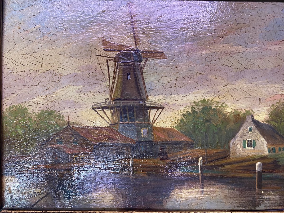tableau, huile sur bois signé Gerstenhauer-photo-4
