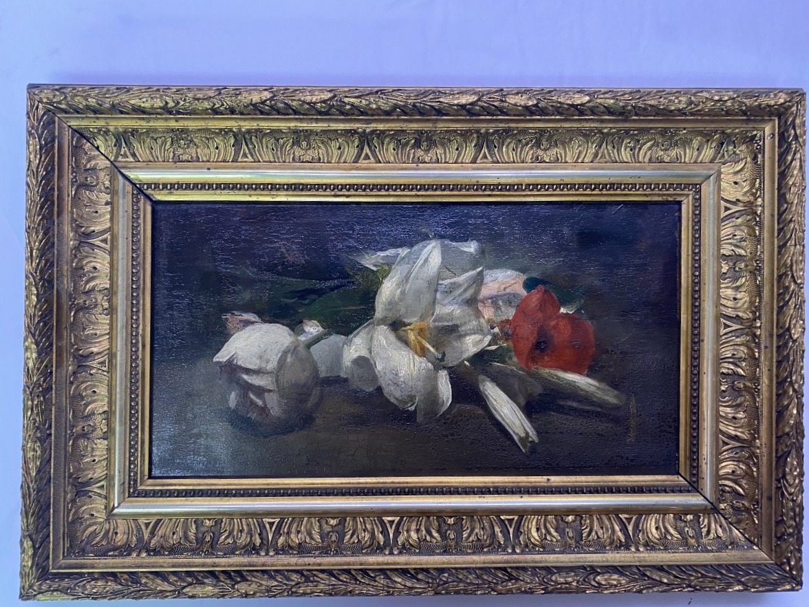 Painting, Oil On Wood-photo-3