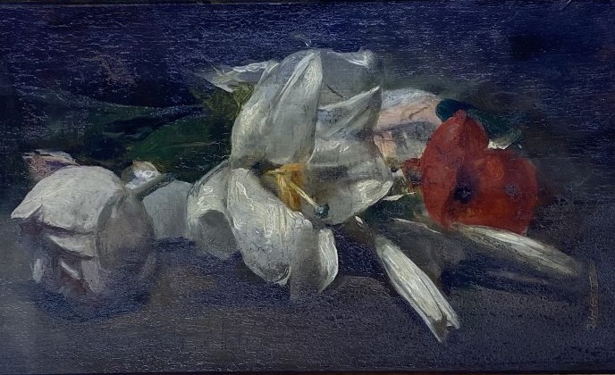 Painting, Oil On Wood-photo-4