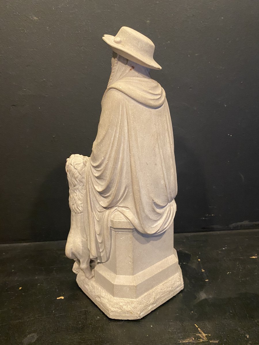 St. Jerome, Marble Statue-photo-2
