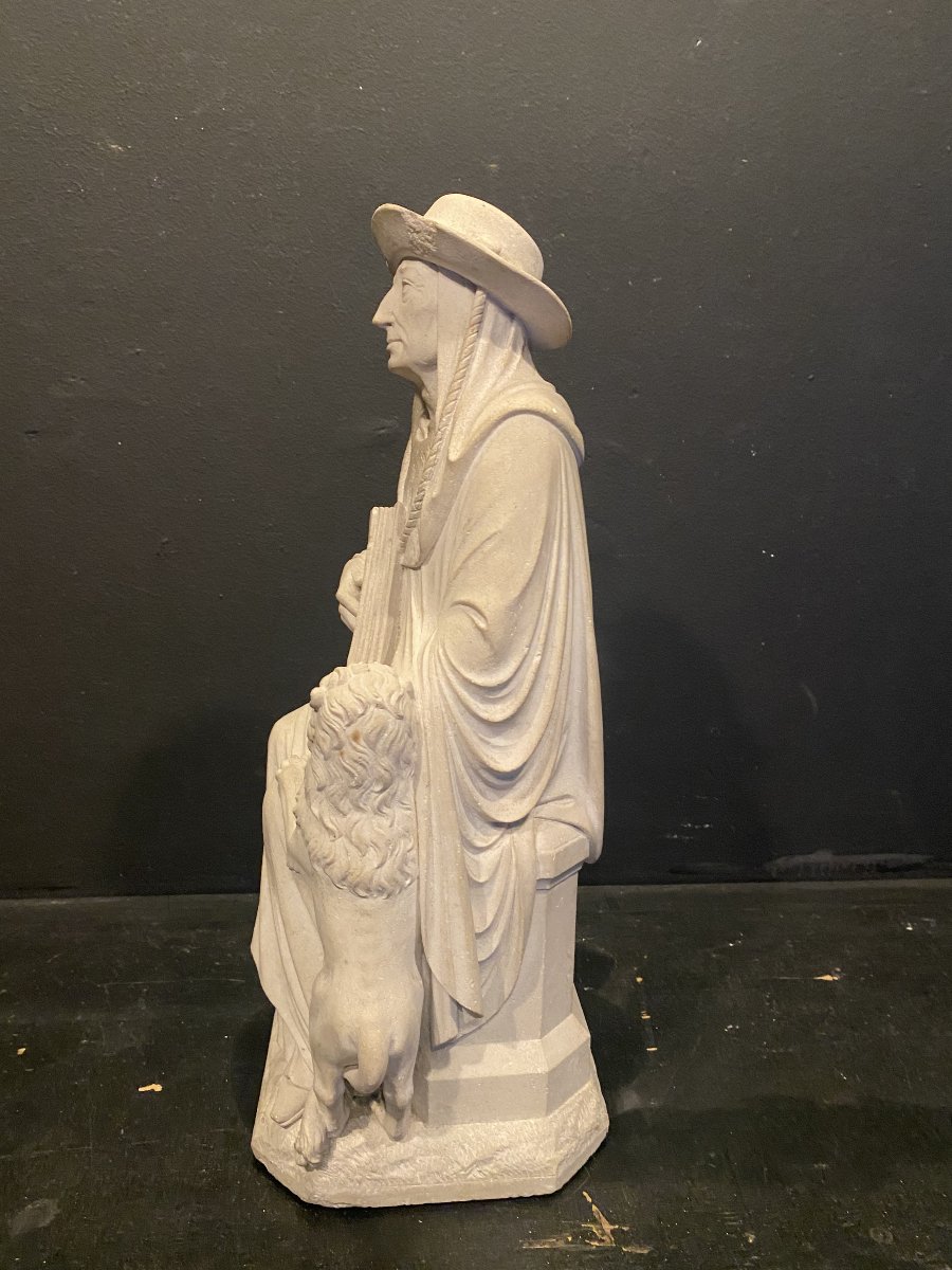 St. Jerome, Marble Statue-photo-3