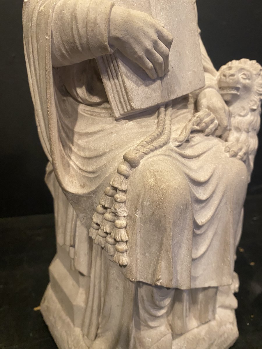 St. Jerome, Marble Statue-photo-6