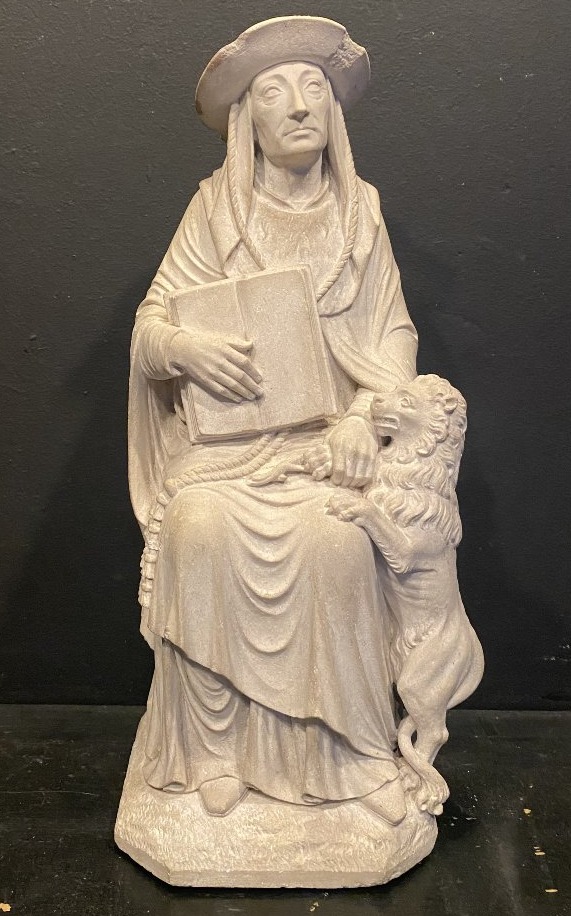 St. Jerome, Marble Statue