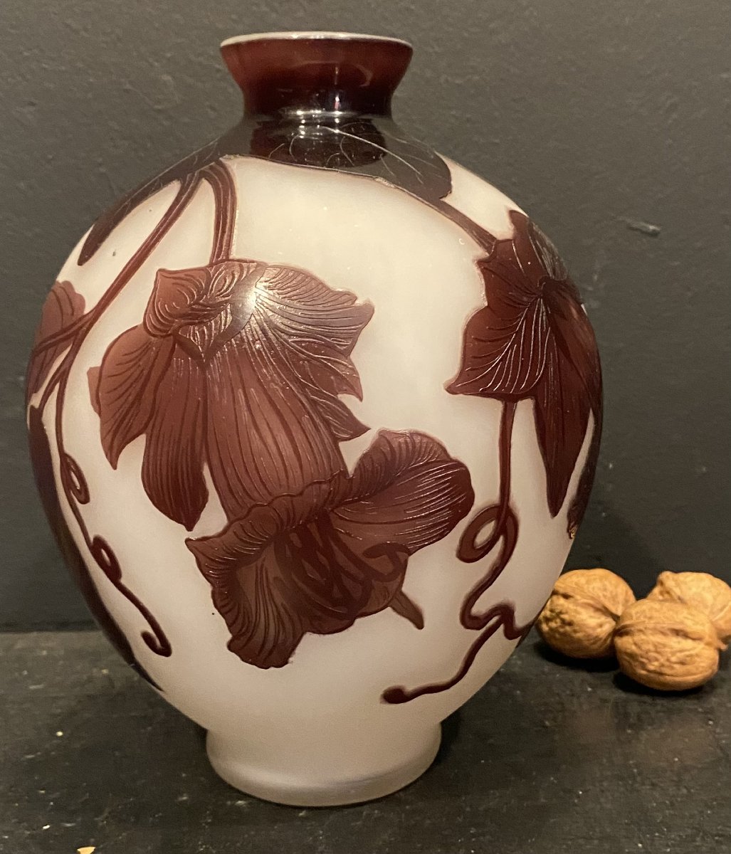vase art nouveau signé Delatte-photo-2