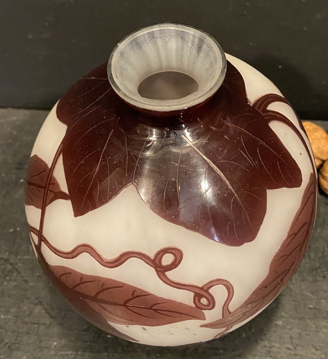 vase art nouveau signé Delatte-photo-2