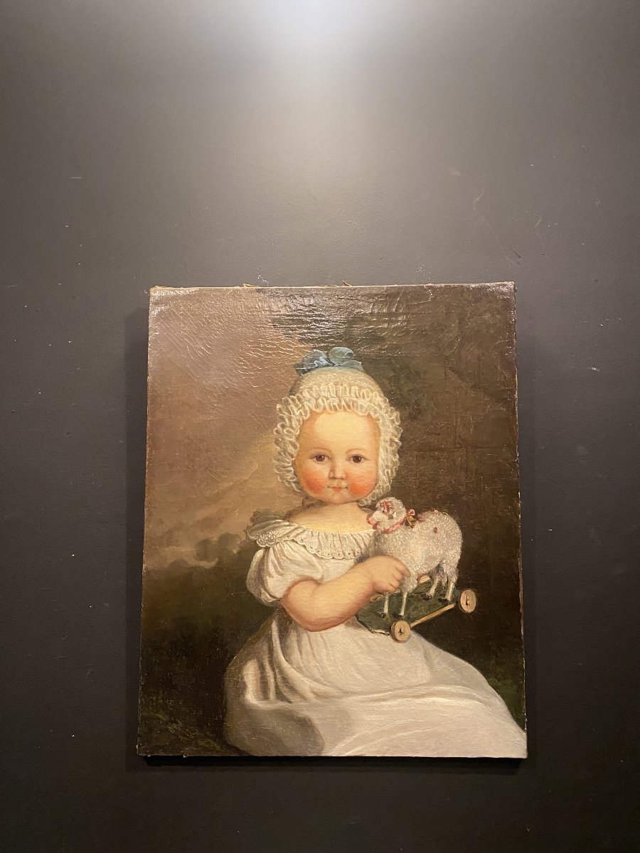tableau, portrait d'un enfant-photo-1