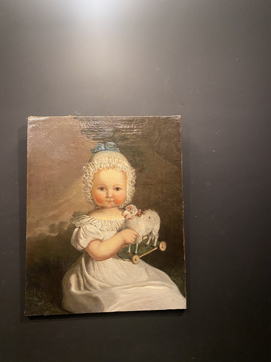 tableau, portrait d'un enfant-photo-2