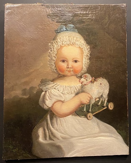 tableau, portrait d'un enfant