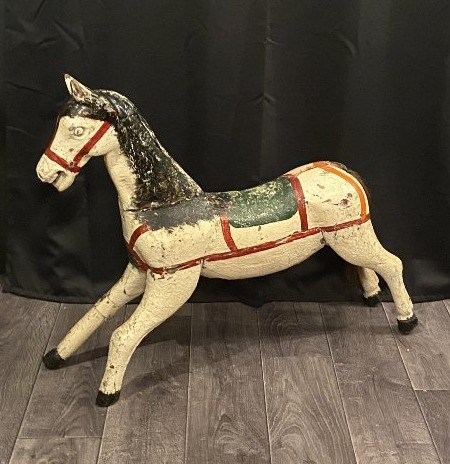 Small Wooden Carousel Horse