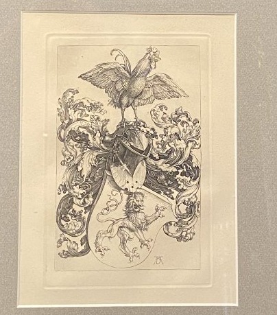 The Coat Of Arms With The Cog, An Engraving By Dürer