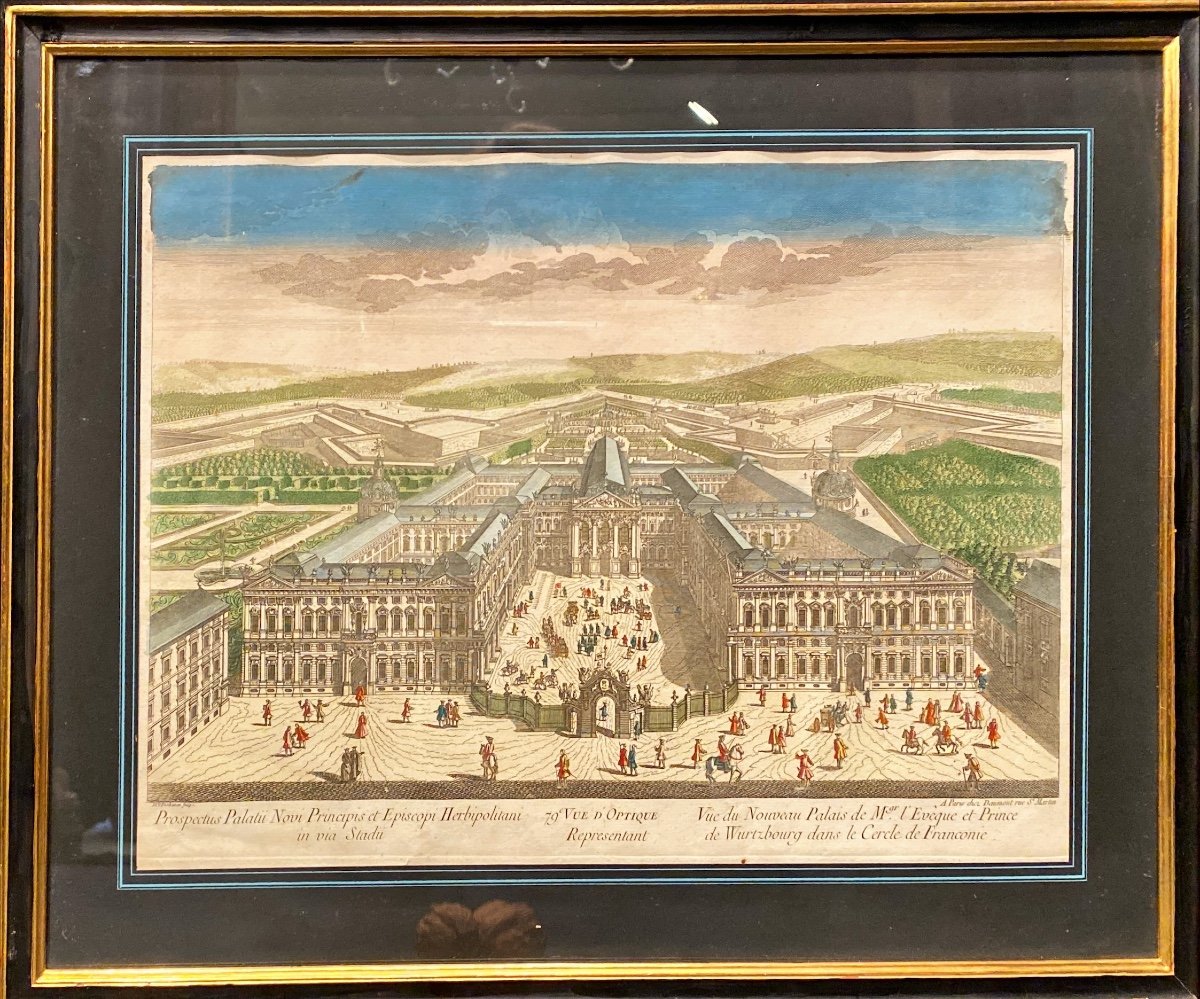 Tableau, Vue d'Optique Du Palais De Wurtzbourg-photo-2
