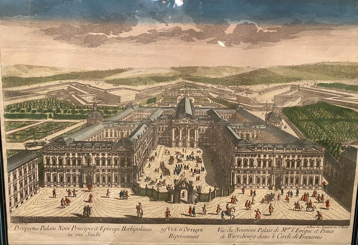 Tableau, Vue d'Optique Du Palais De Wurtzbourg-photo-3