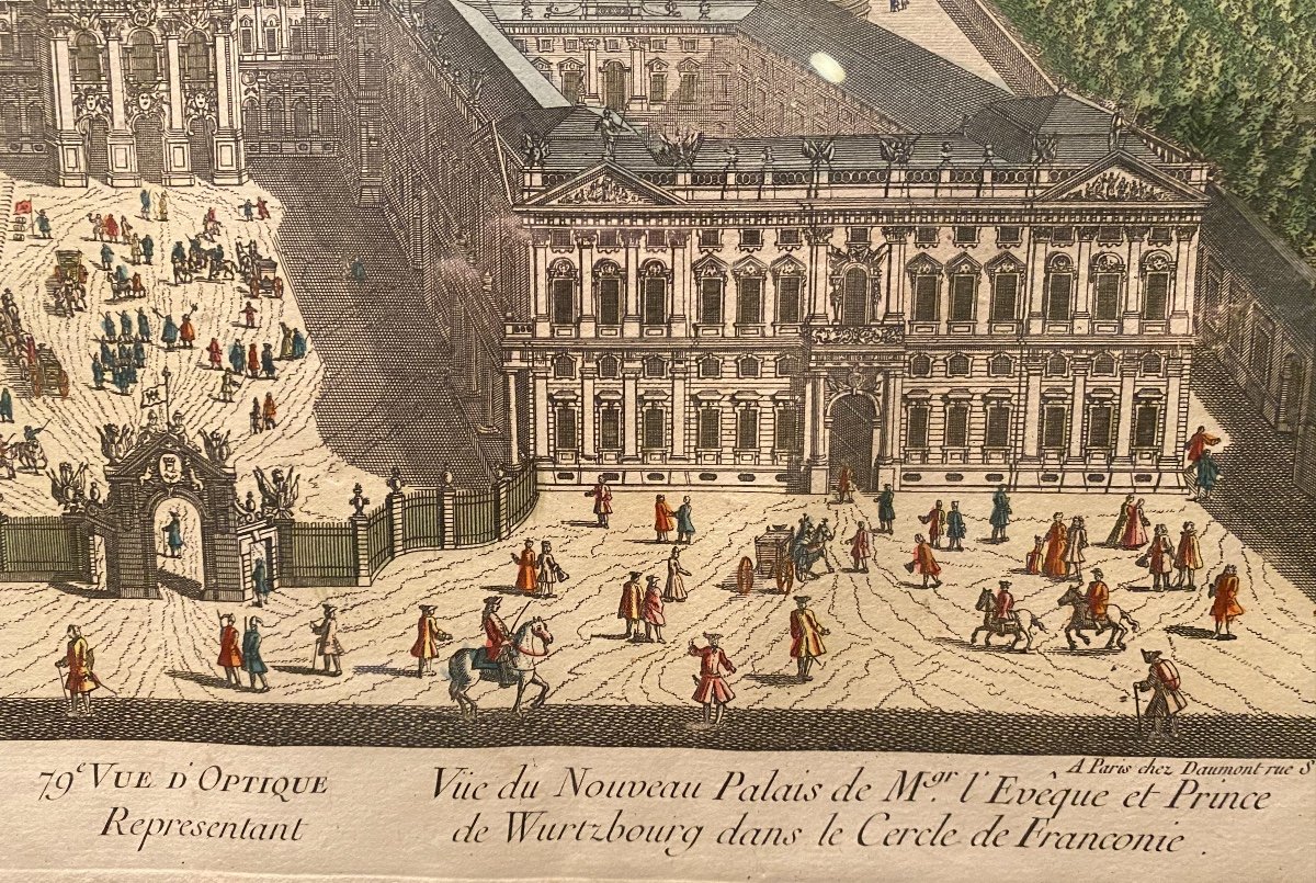 Tableau, Vue d'Optique Du Palais De Wurtzbourg-photo-1
