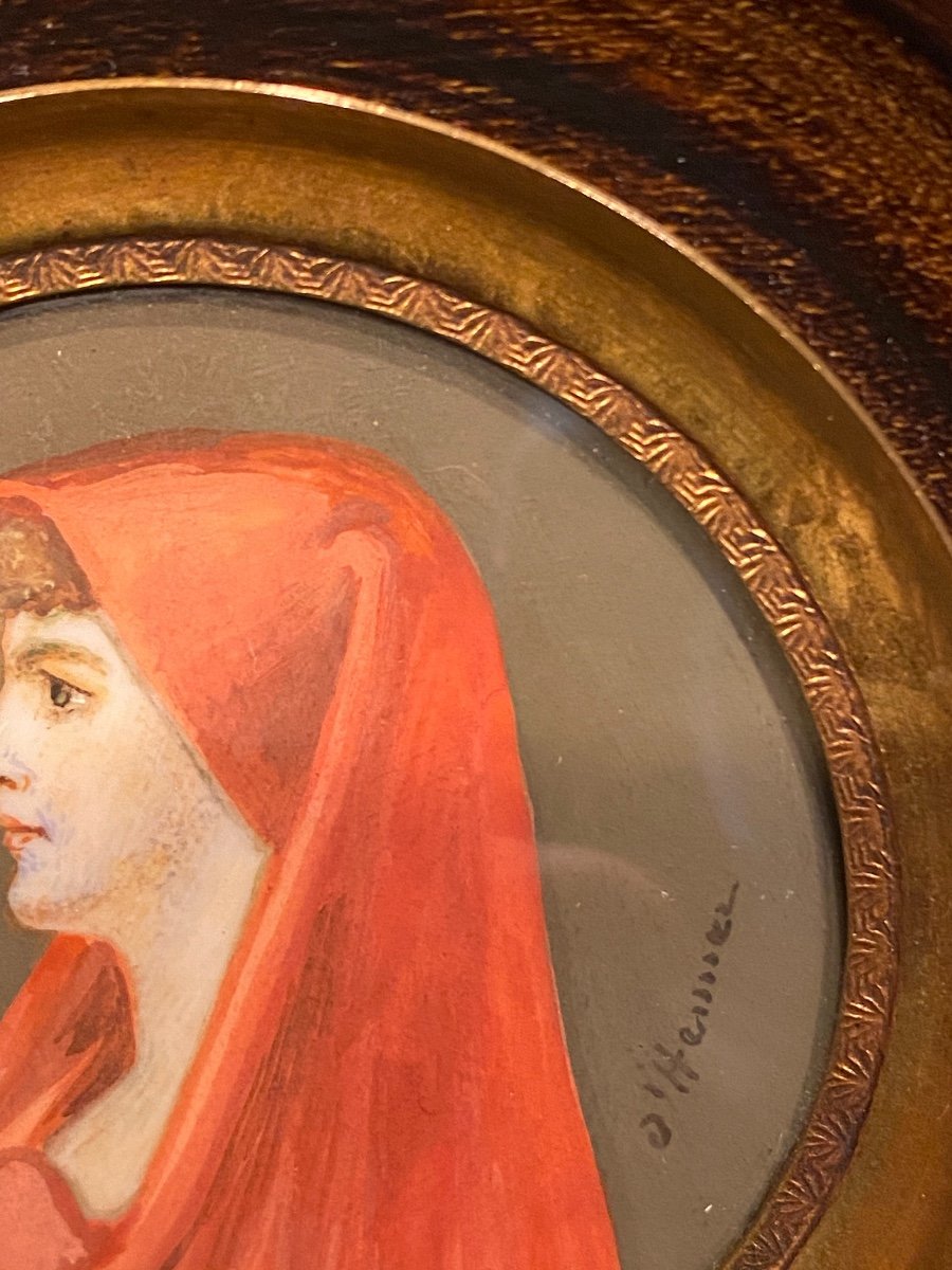 Miniature, Portrait Of Woman-photo-3