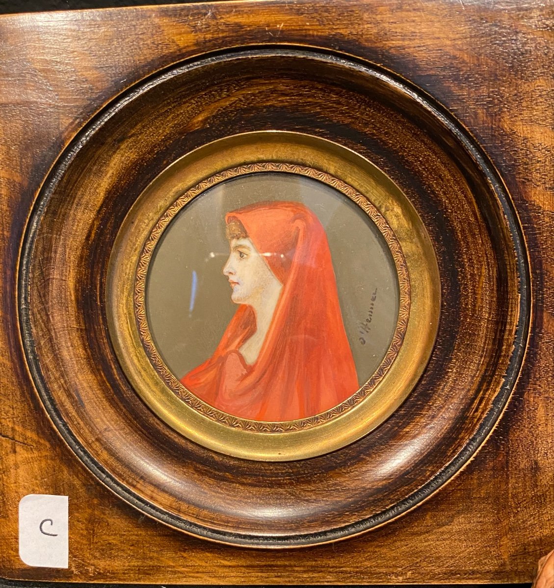 Miniature, Portrait Of Woman-photo-4
