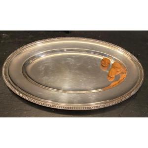 Silver Metal Dish Ercuis