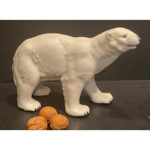 Earthenware White Bear