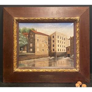 Painting, Painting Of The Mills Of Tomblaine