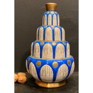 Art Deco Longwy Vase