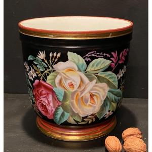 Cache Pot En Porcelaine Napoléon III